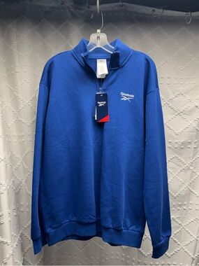 Reebok Identity SL Fleece 1/4 Zip Sweatshirt Men's Size L